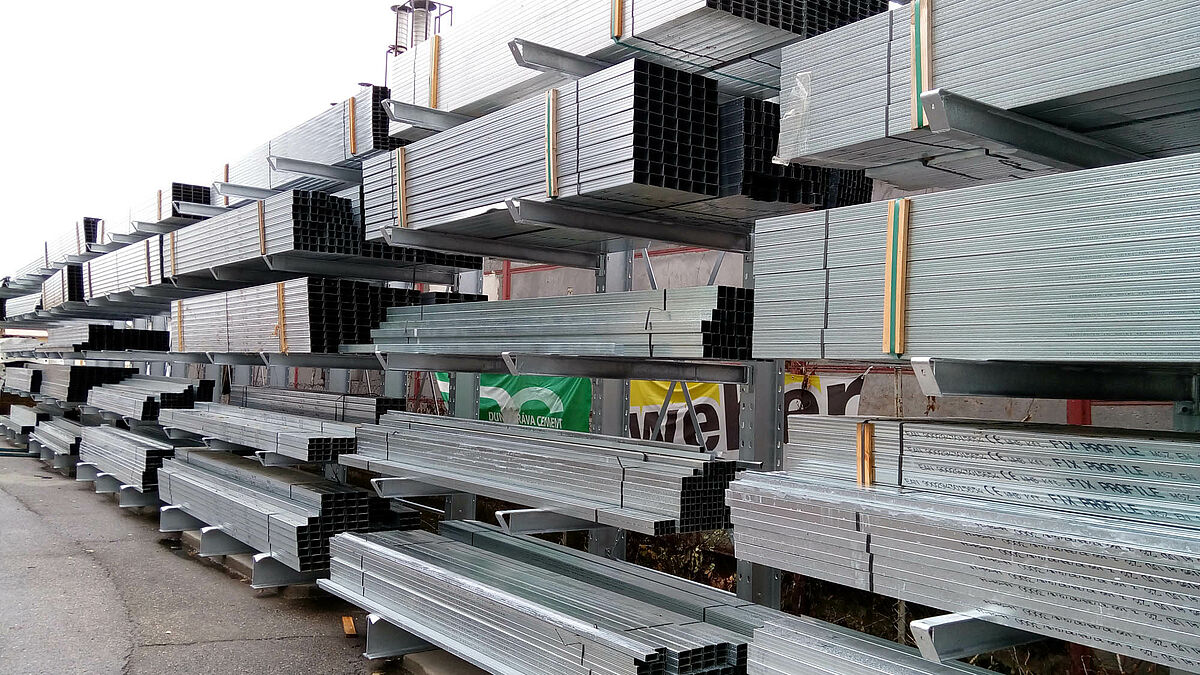 cantilever racking for the metal trade